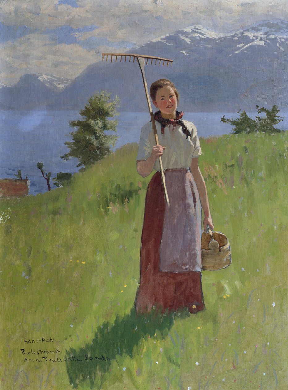 Anne Trulsdatter Sande, Balestrand by Hans Dahl
