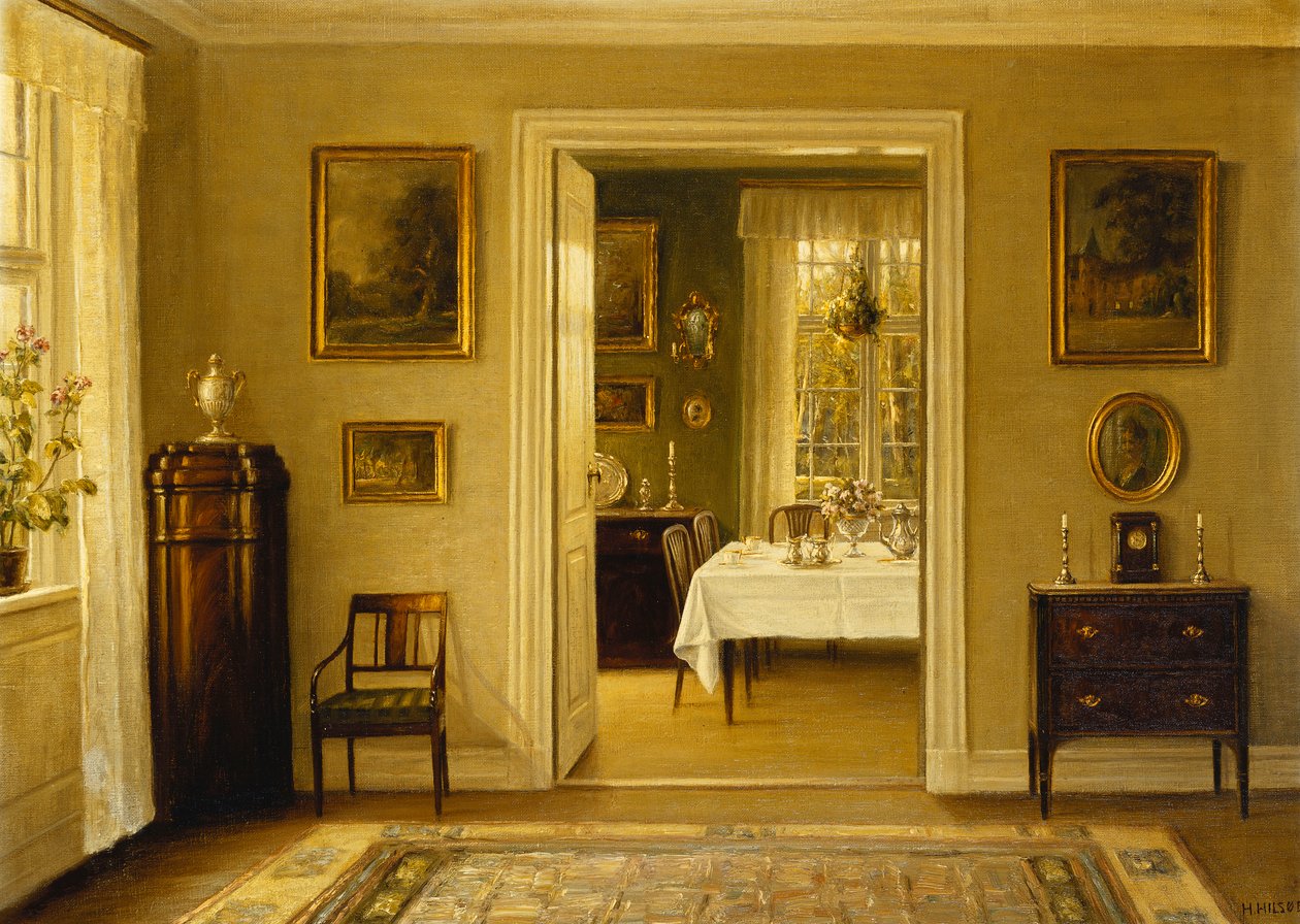 Yemek Odasına Bakmak by Hans Hilsoe