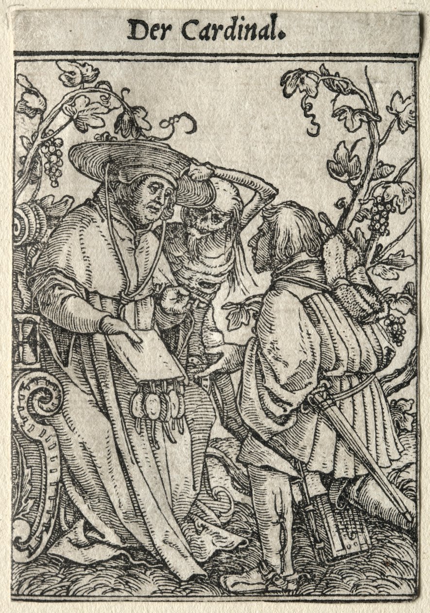 Ölüm Dansı: Kardinal. by Hans Holbein