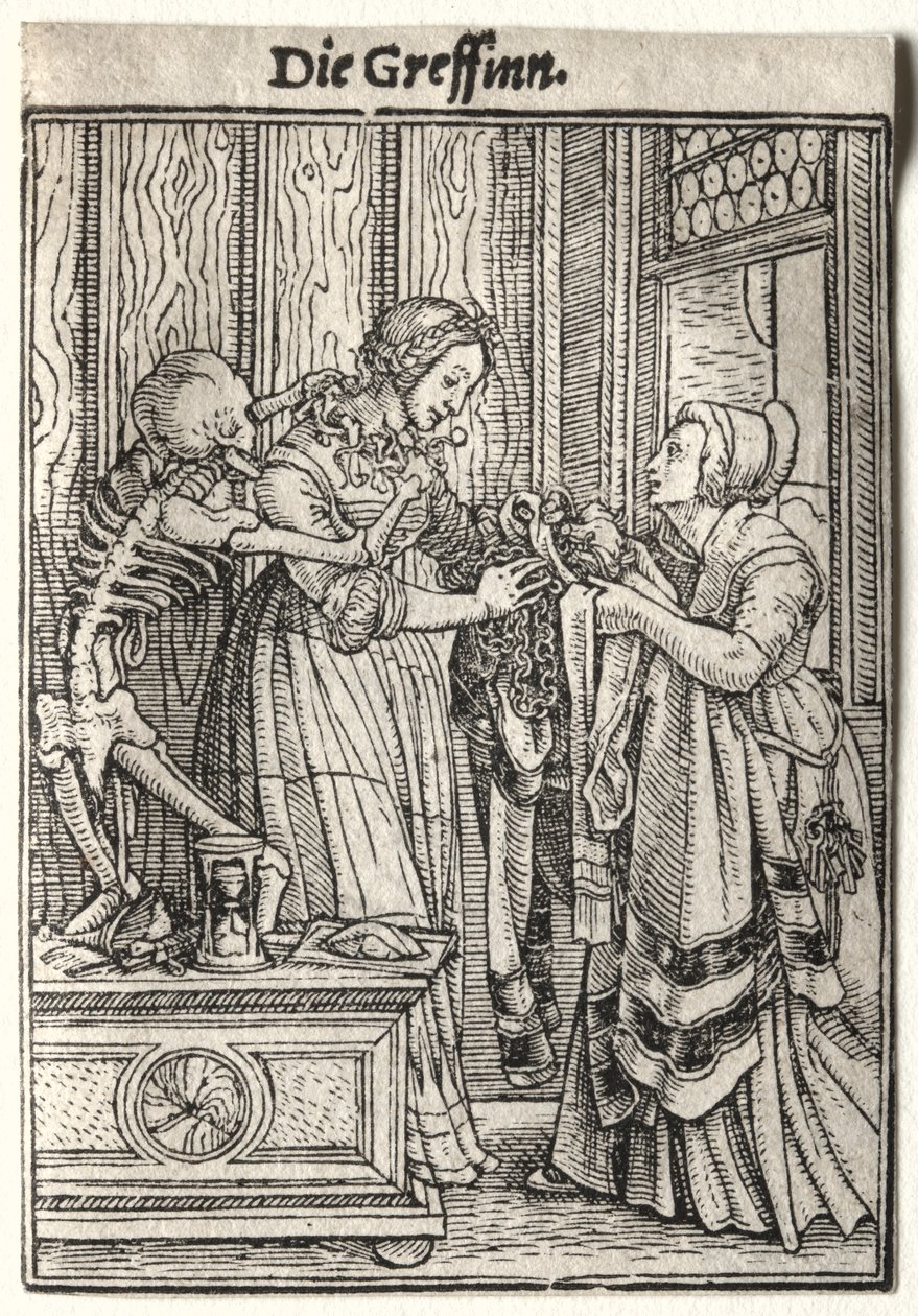Ölüm Dansı: Kontes. by Hans Holbein