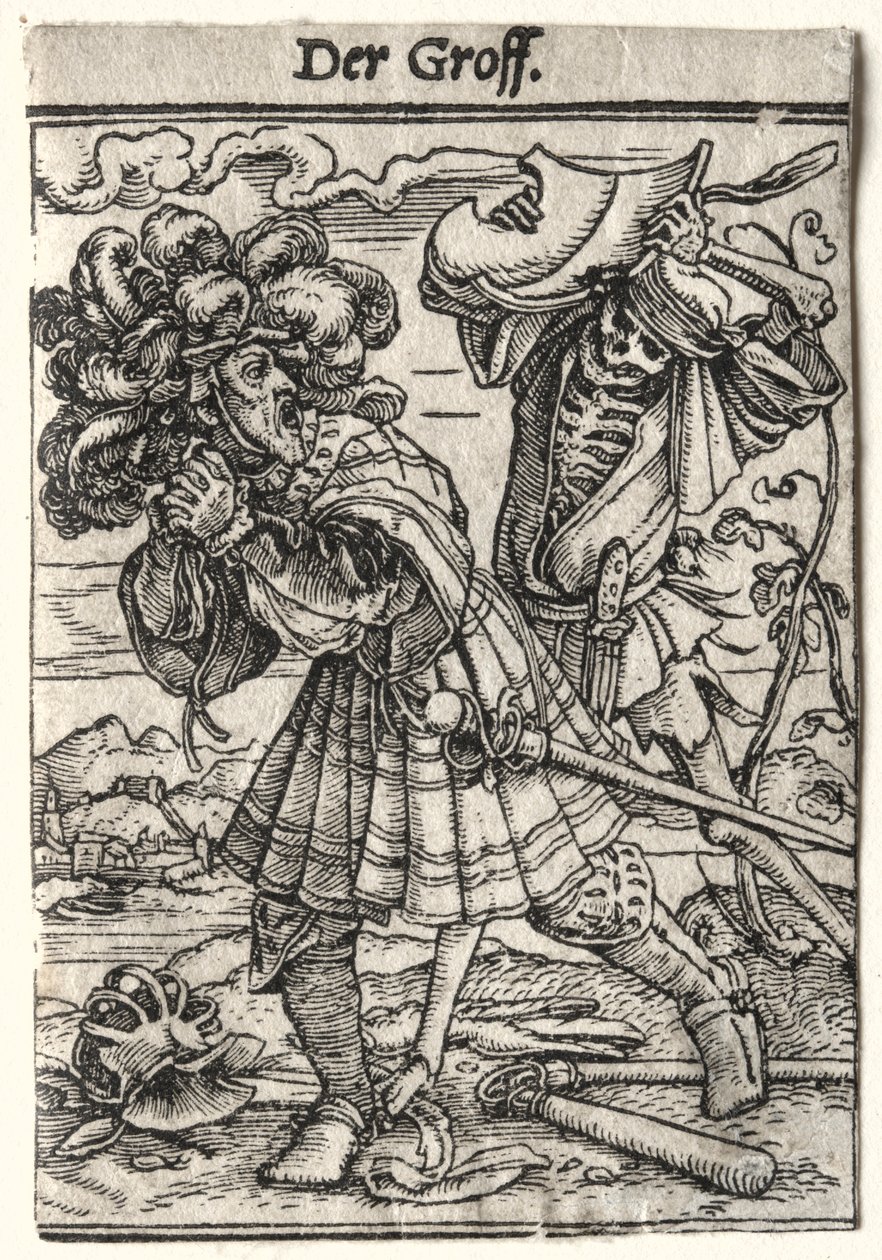 Ölüm Dansı: Earl, c. 1526. by Hans Holbein