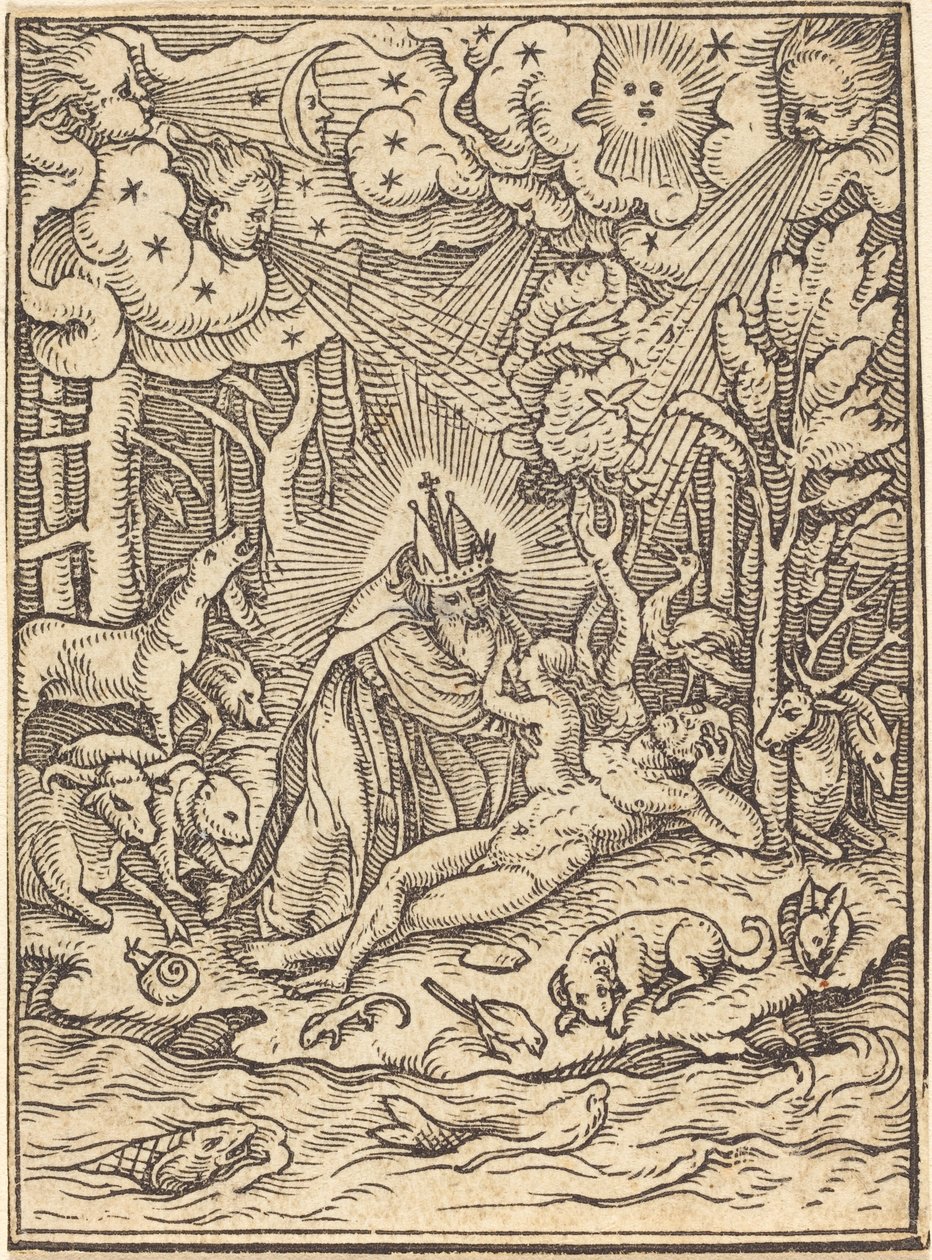Yaratılış. by Hans Holbein der Jüngere