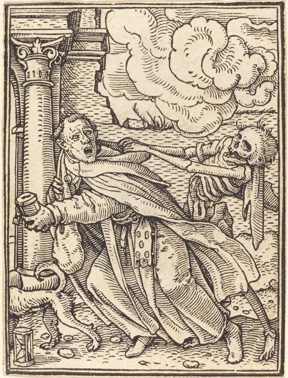 dilenci keşiş by Hans Holbein der Jüngere