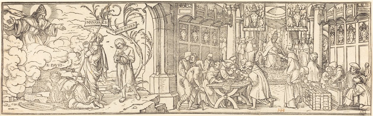 Hoşgörülerde Trafik. by Hans Holbein der Jüngere
