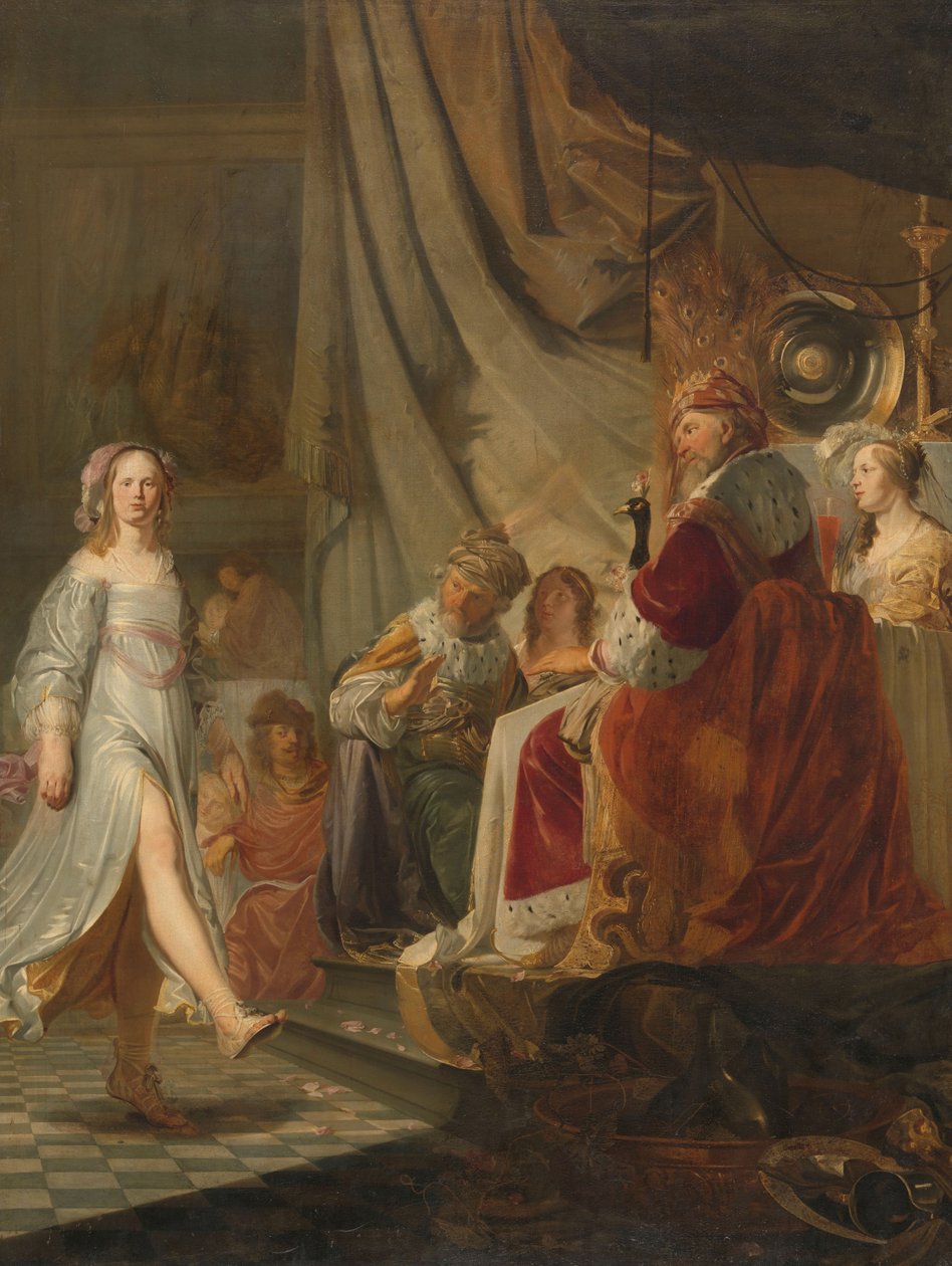 Herod için Salome Dansı, c.1650 by Hans Horions