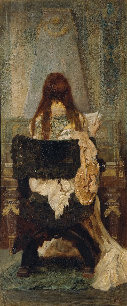 Bayan Spinett'im by Hans Makart