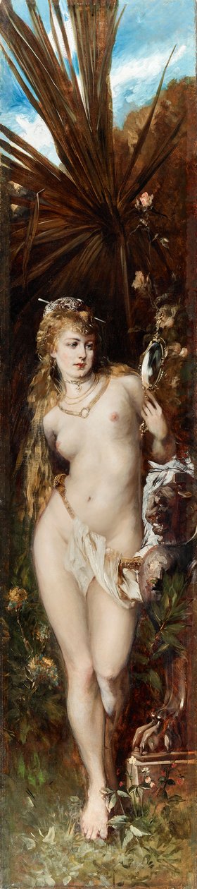 Beş duyu: Yüz by Hans Makart