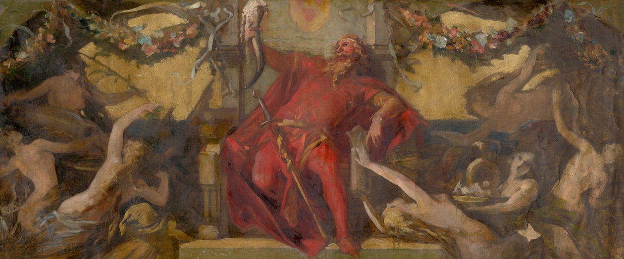 Gambrinus, c. 1875. by Hans Makart