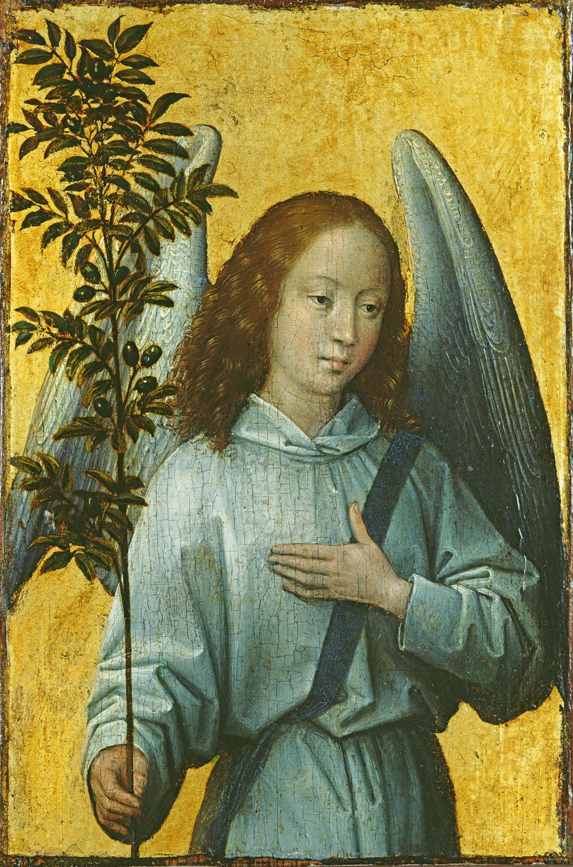 Zeytin Dalı Tutan Melek by Hans Memling