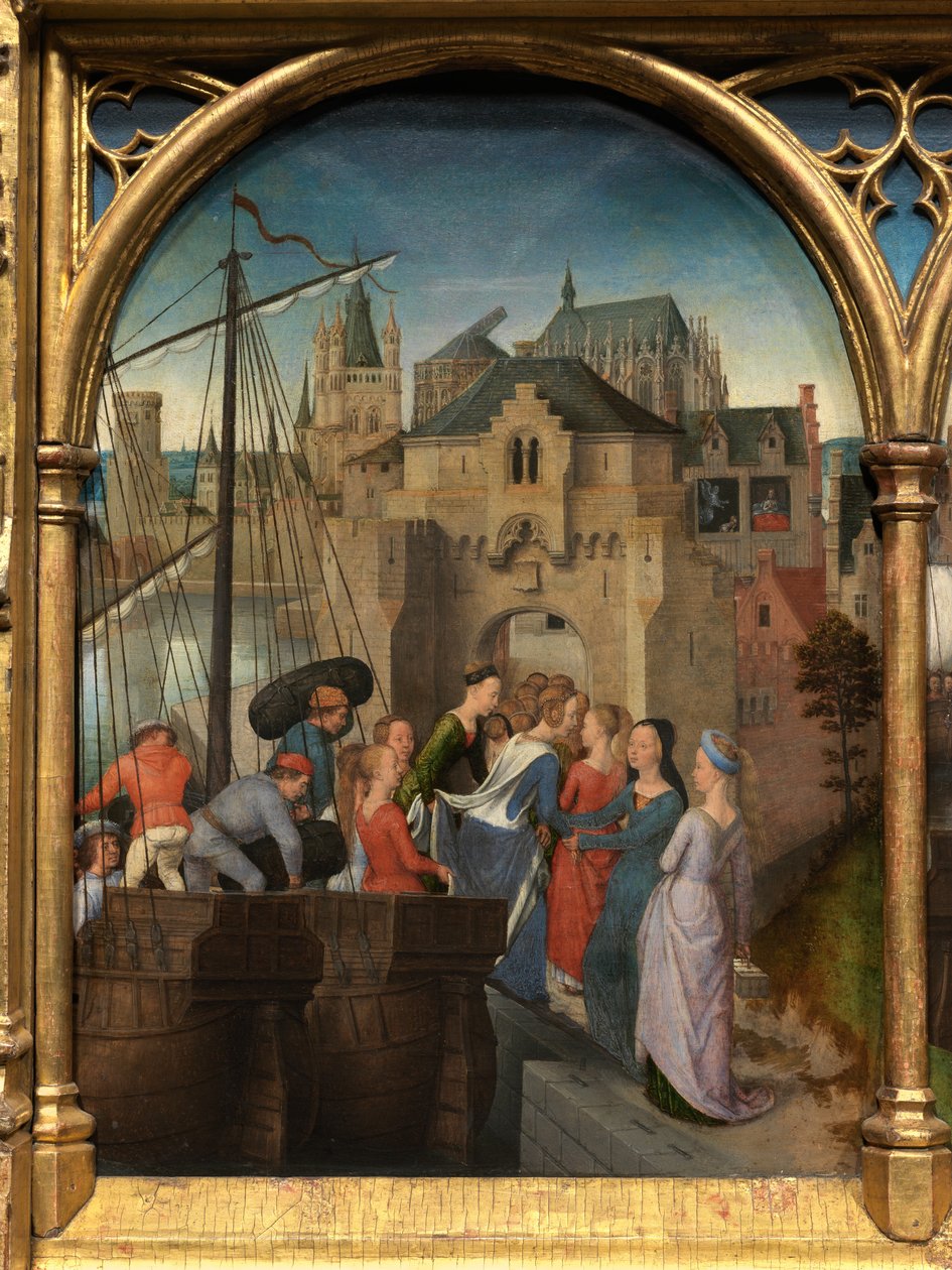 Aziz Ursula Kutsal Emaneti Detayı by Hans Memling