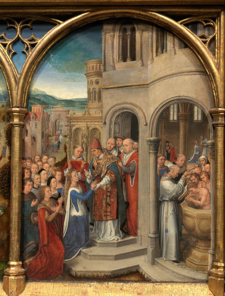 Aziz Ursula Kutsal Emaneti Detayı by Hans Memling