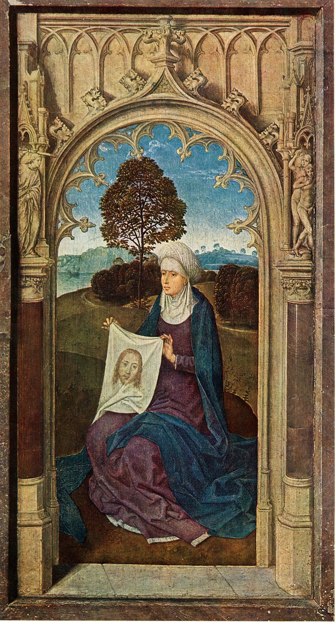 Aziz Veronica, 1470-1475. by Hans Memling