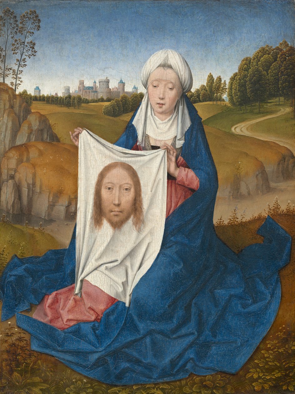 Aziz Veronica [ön yüz] by Hans Memling