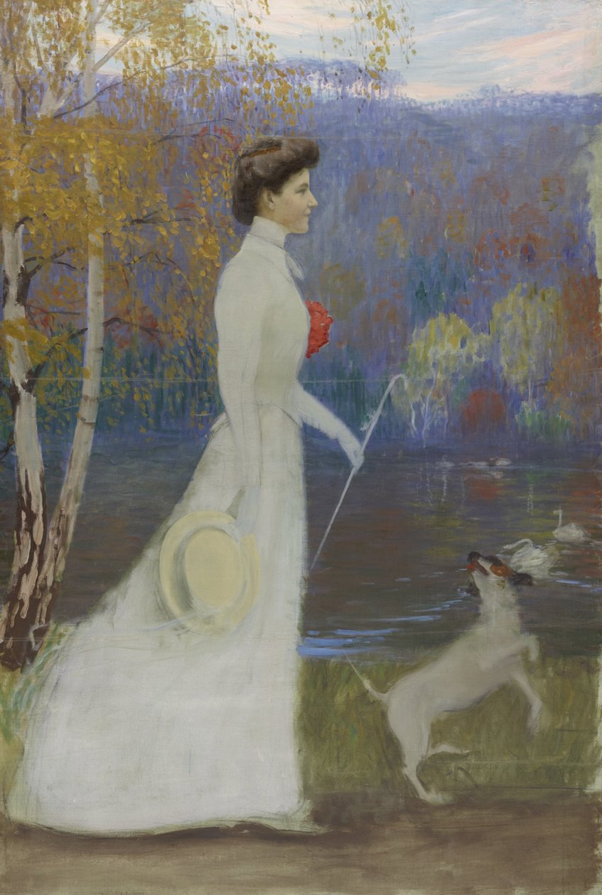 Saxe-Weimar-Eisenach Caroline Büyük Düşesi by Hans Olde sen.