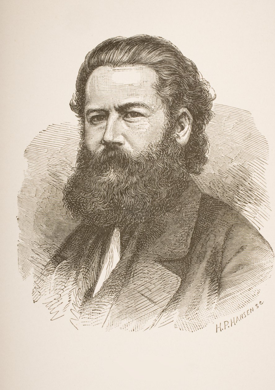 Henrik Ibsen (1828-1906) c.1858 by Hans Peter Hansen