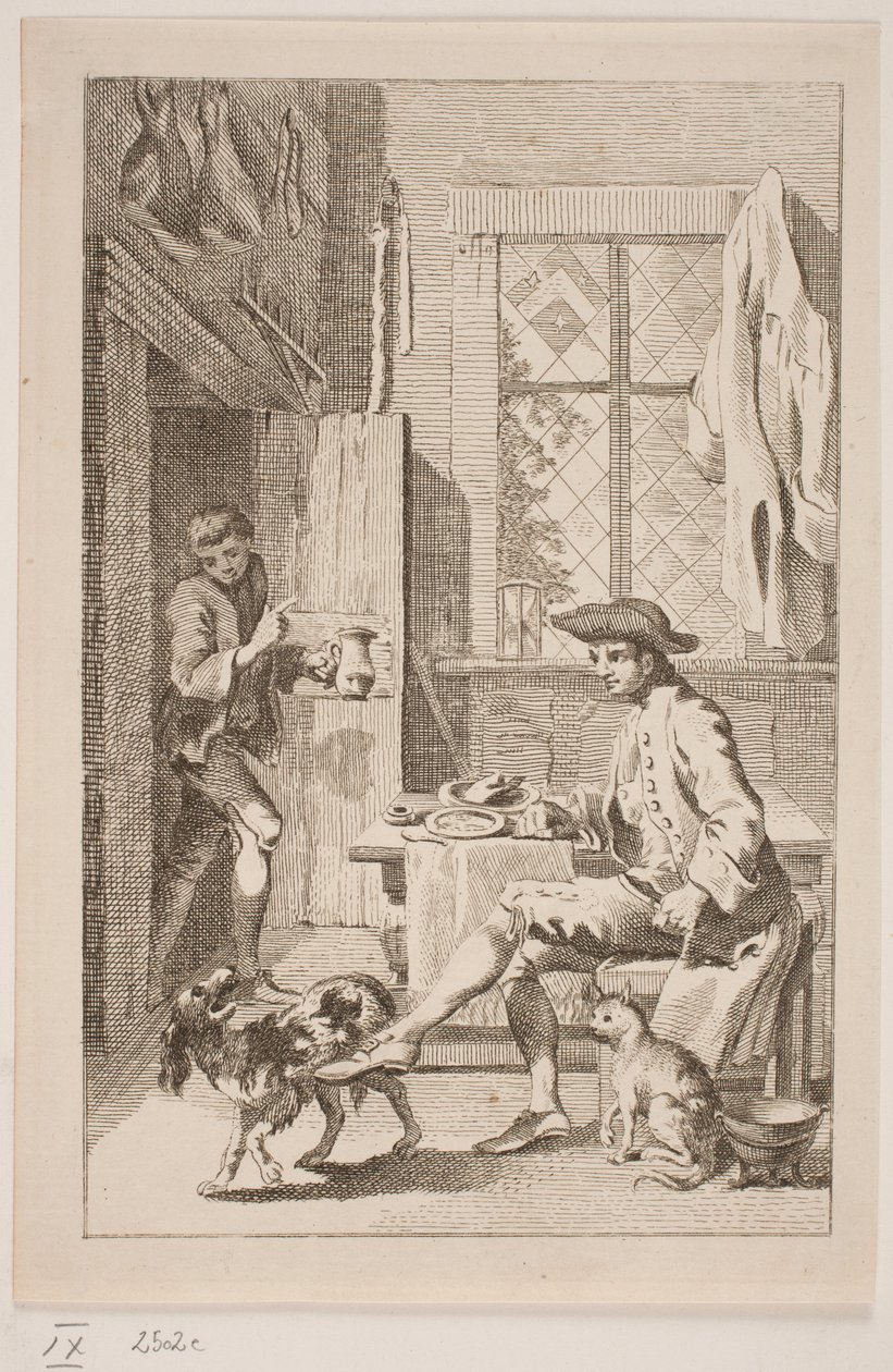 Çiftçi, Kedi ve Köpek by Hans Quist