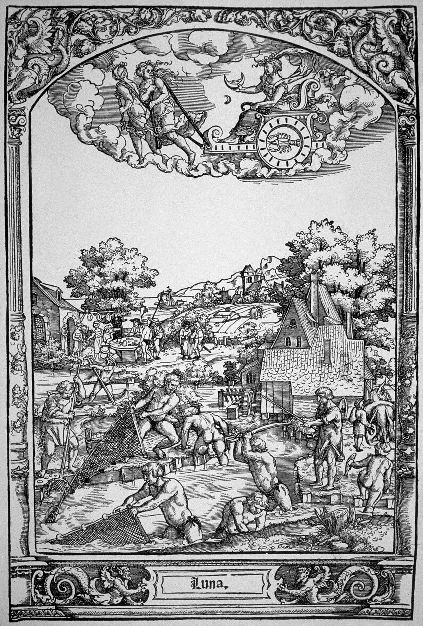 Ay (ahşap oyma) by Hans Sebald (School of) Beham