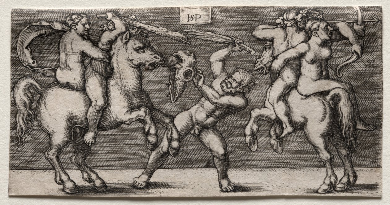 Üç Adamın Savaşı, 1546-1547. by Hans Sebald Beham