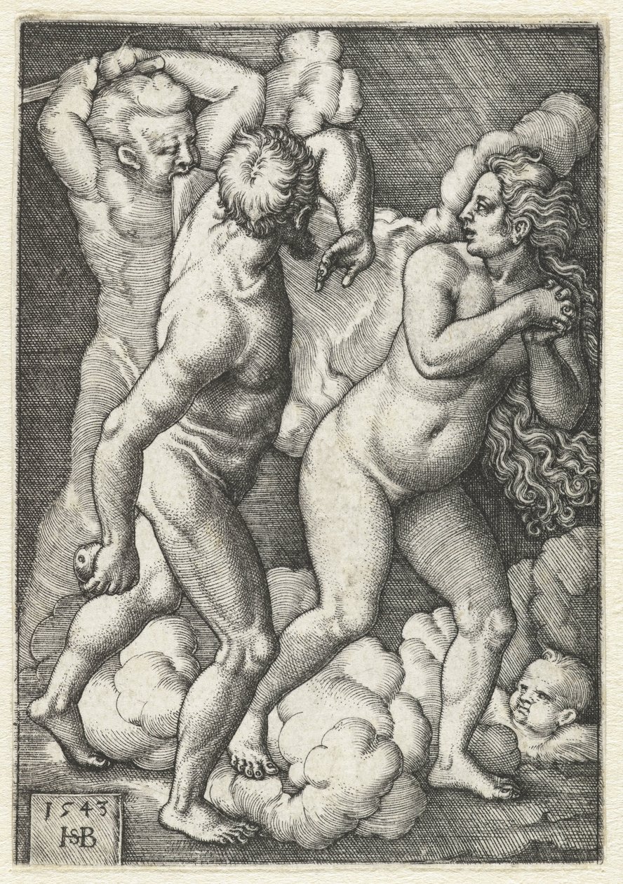 Cennetten kovulma by Hans Sebald Beham