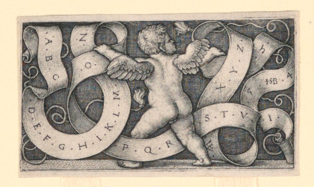 Alfabe ile Deha by Hans Sebald Beham
