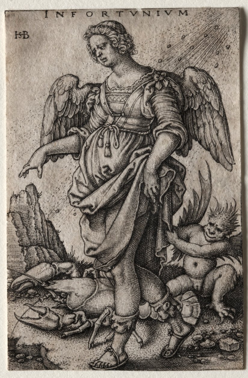 talihsizlik. by Hans Sebald Beham