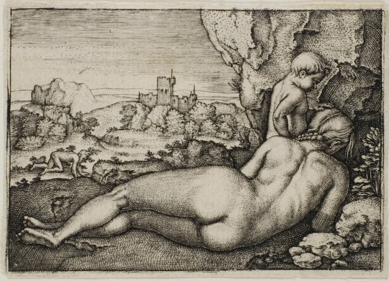 Aziz John Chrysostomus'un Kefareti by Hans Sebald Beham