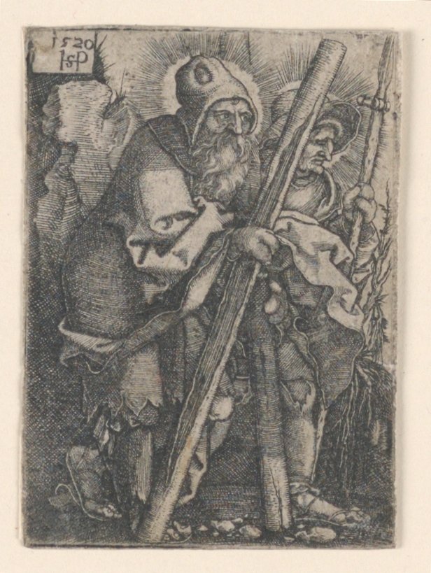 Aziz Andrew ve Aziz Thomas by Hans Sebald Beham