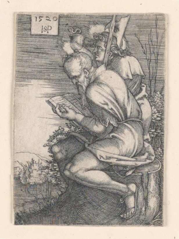 Aziz Matta ve Aziz John by Hans Sebald Beham
