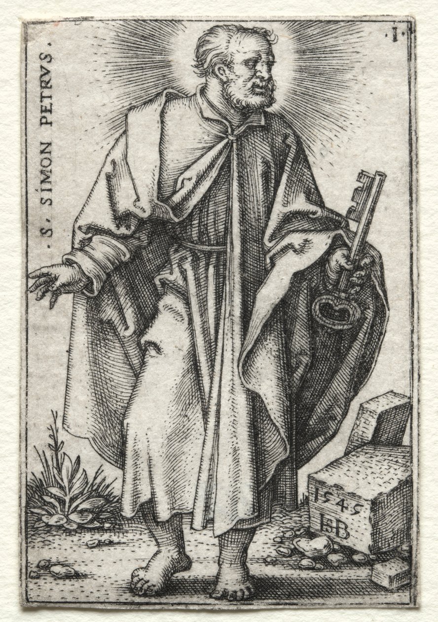 Aziz Simon Peter by Hans Sebald Beham