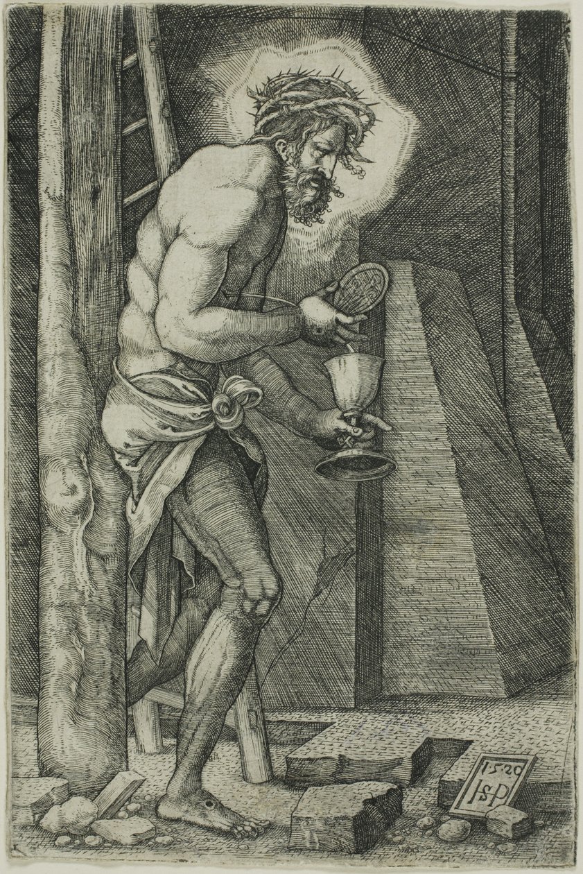 Acıların Adamı by Hans Sebald Beham