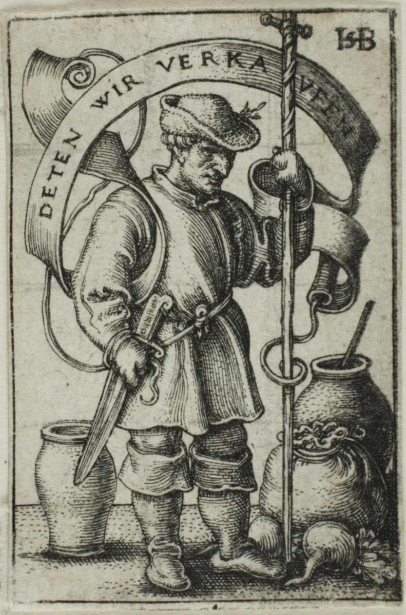 pazar köylüsü by Hans Sebald Beham