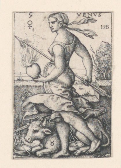 Yedi Gezegenden Venüs by Hans Sebald Beham