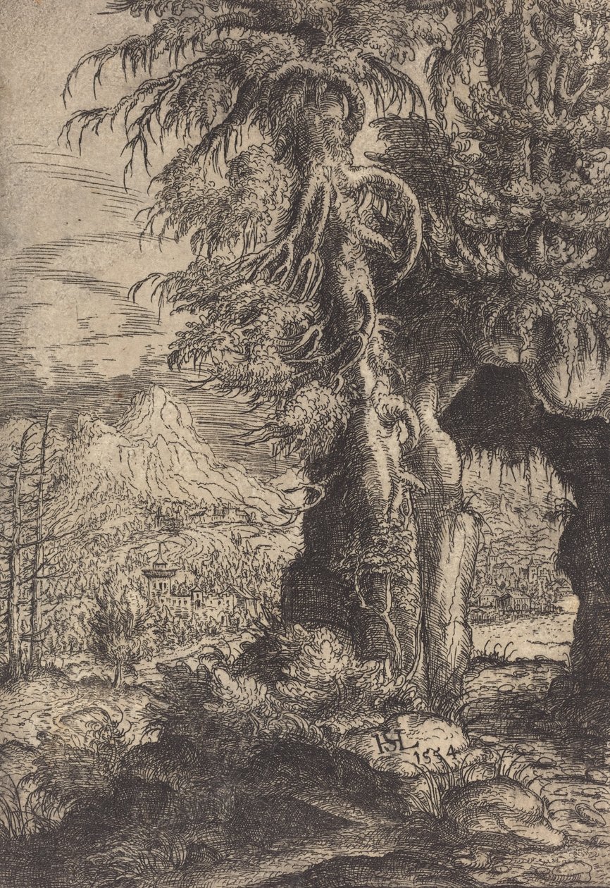 Kayalardaki Kapı, 1554. by Hans Sebald Lautensack