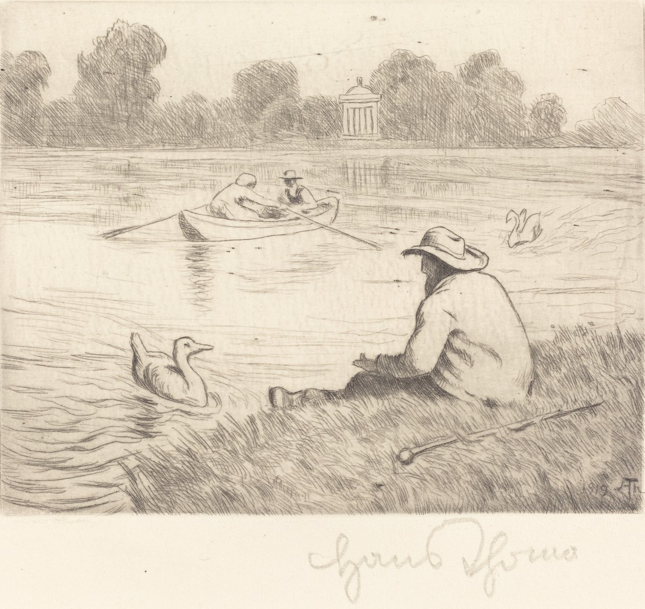 Sakin Gezi by Hans Thoma
