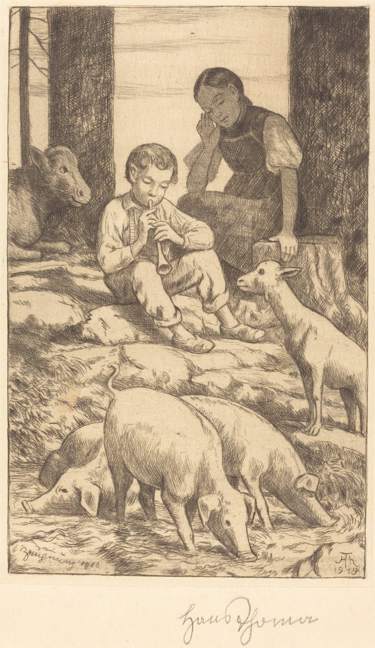 Pastoral by Hans Thoma