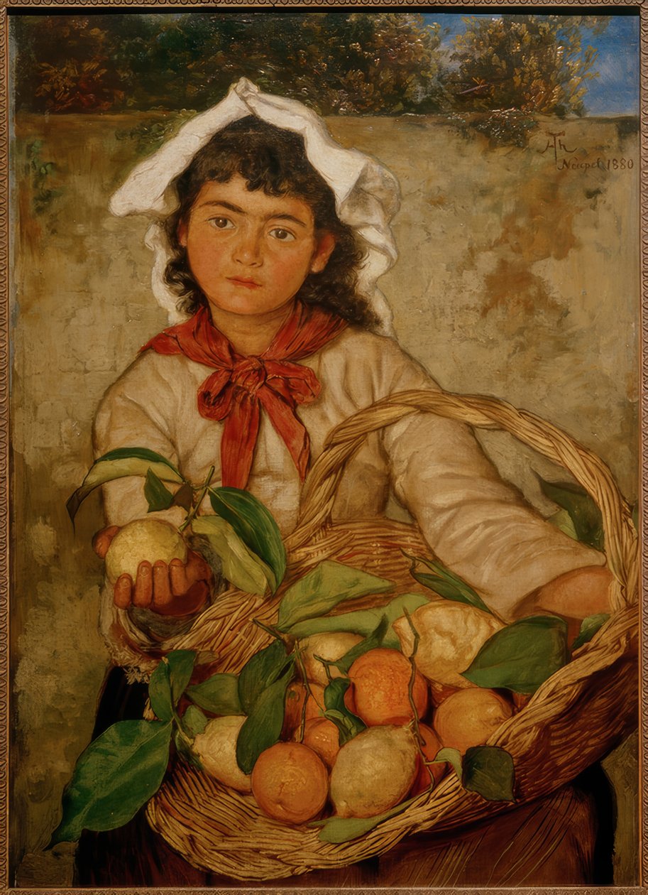 limon satıcısı by Hans Thoma