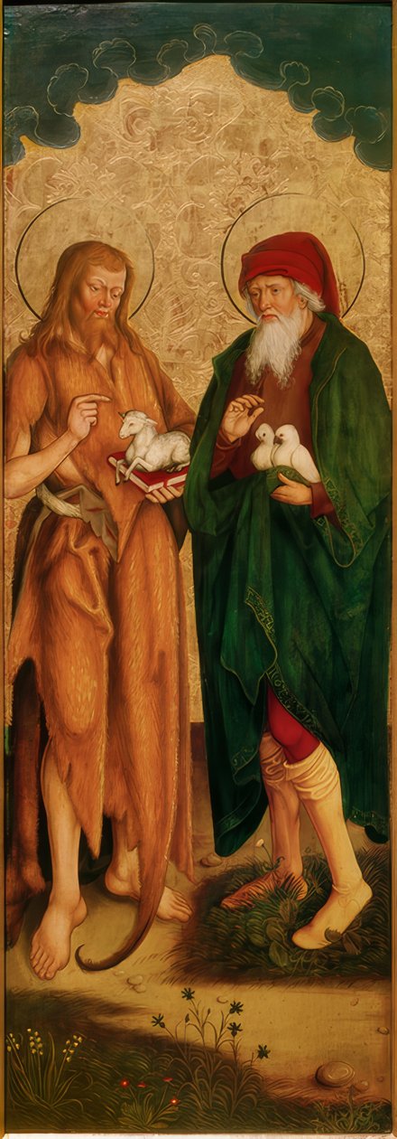 Vaftizci Yahya ve Joachim by Hans und Jakob Strüb