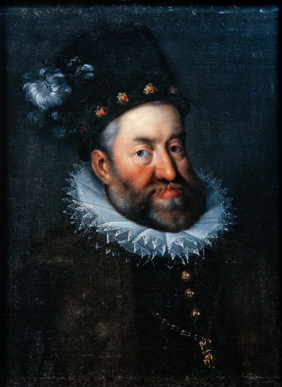 Habsburg II. Rudolf (1552-1612) by Hans von Aachen