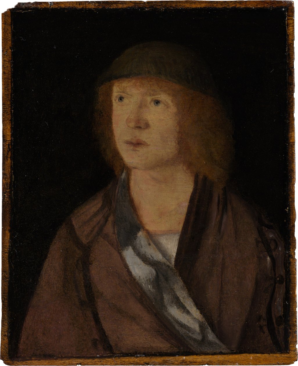 genç bir adam portresi by Hans von Kulmbach