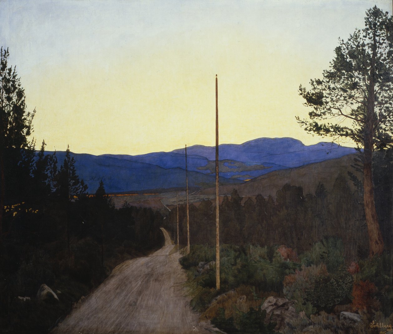 Ülke Başkanı, Köy Yolu by Harald Oscar Sohlberg