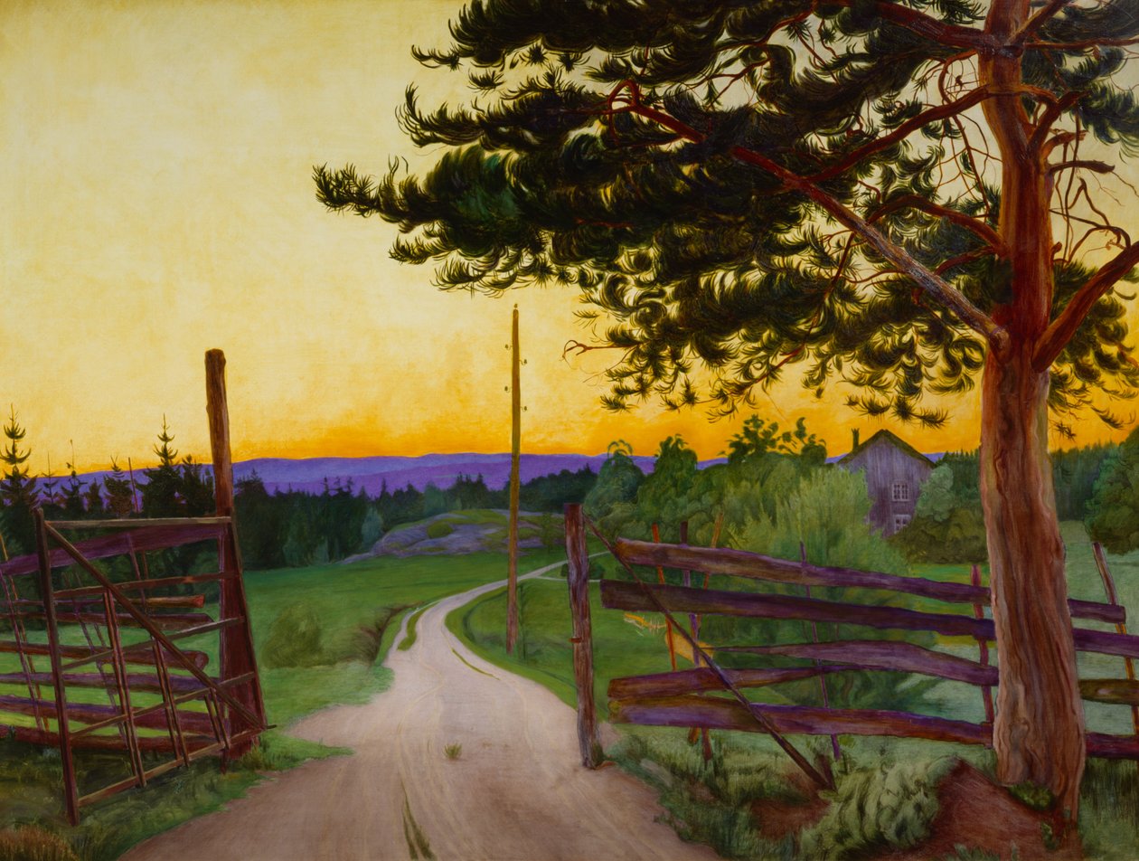Taşra yolu by Harald Oscar Sohlberg