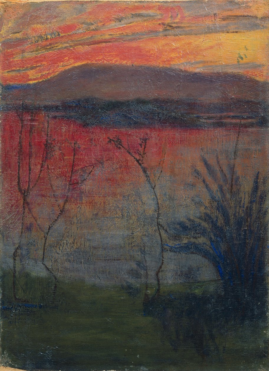 Gece parıltısı by Harald Oscar Sohlberg