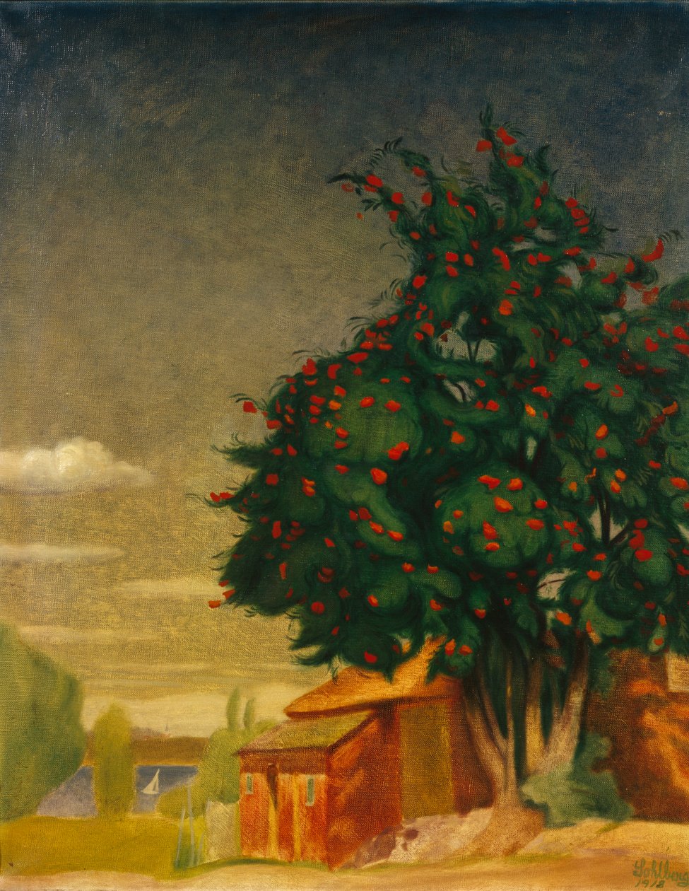 üvez ağacı by Harald Oscar Sohlberg