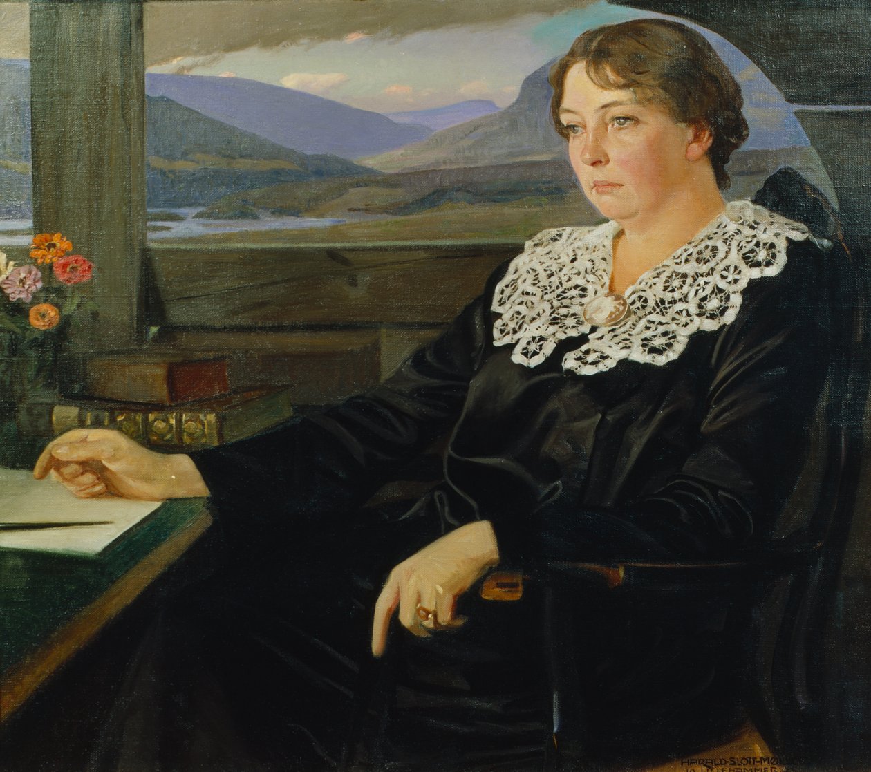 Yazar Sigrid Undset by Harald Slott Moller