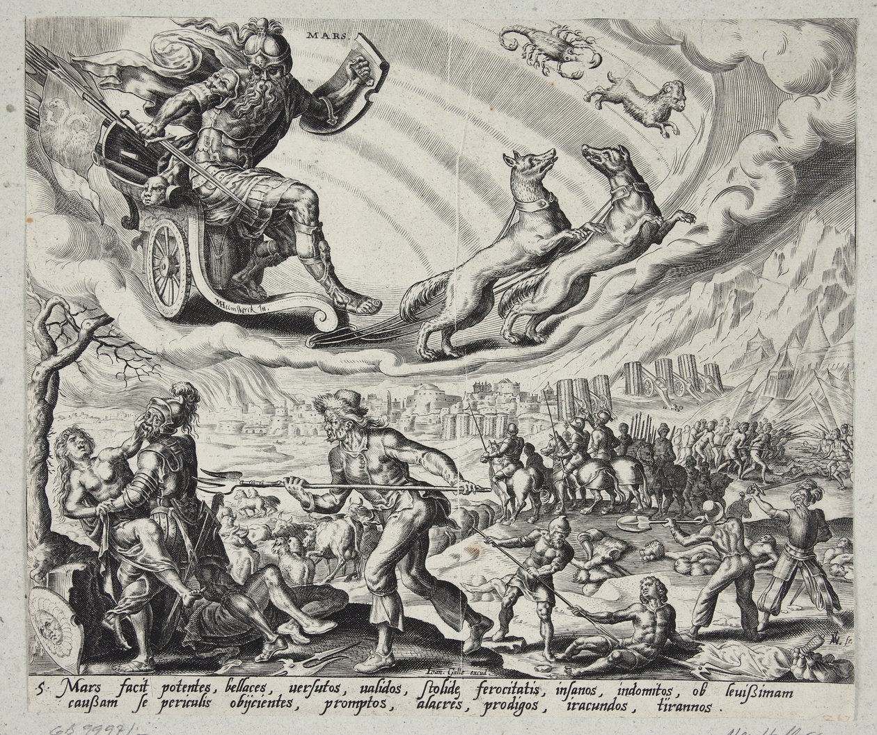 Mars by Harmen Jansz. Muller