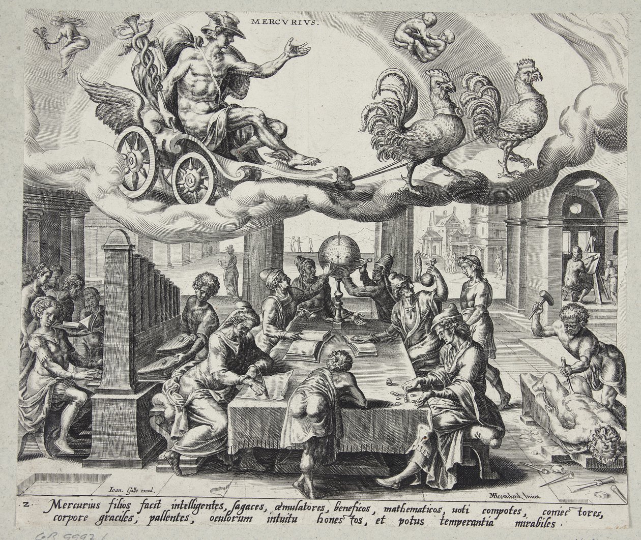 Merkür by Harmen Jansz. Muller