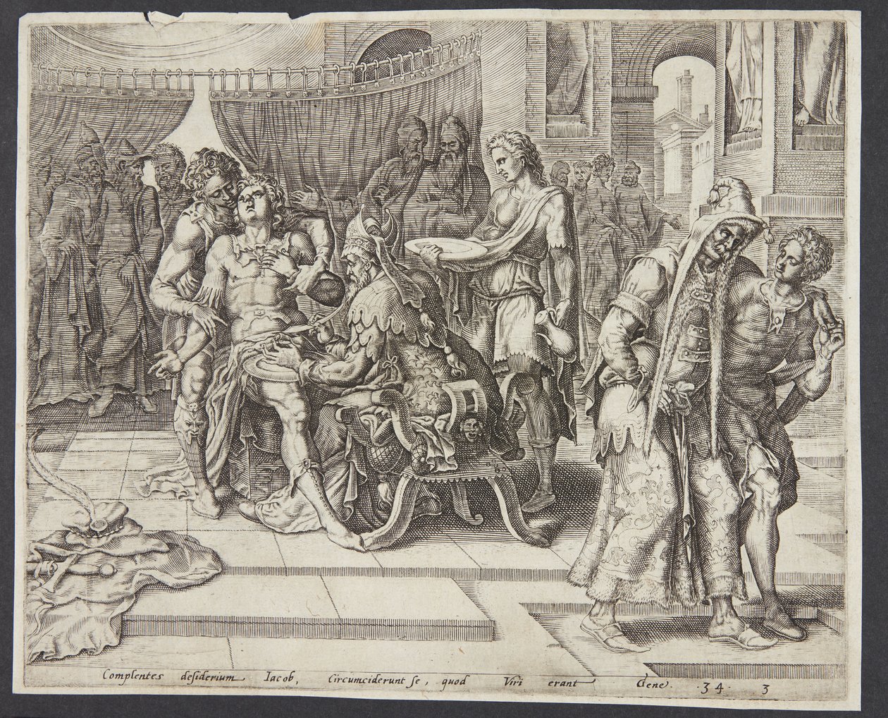 Şekem'in sünnet edilmesi by Harmen Jansz. Muller