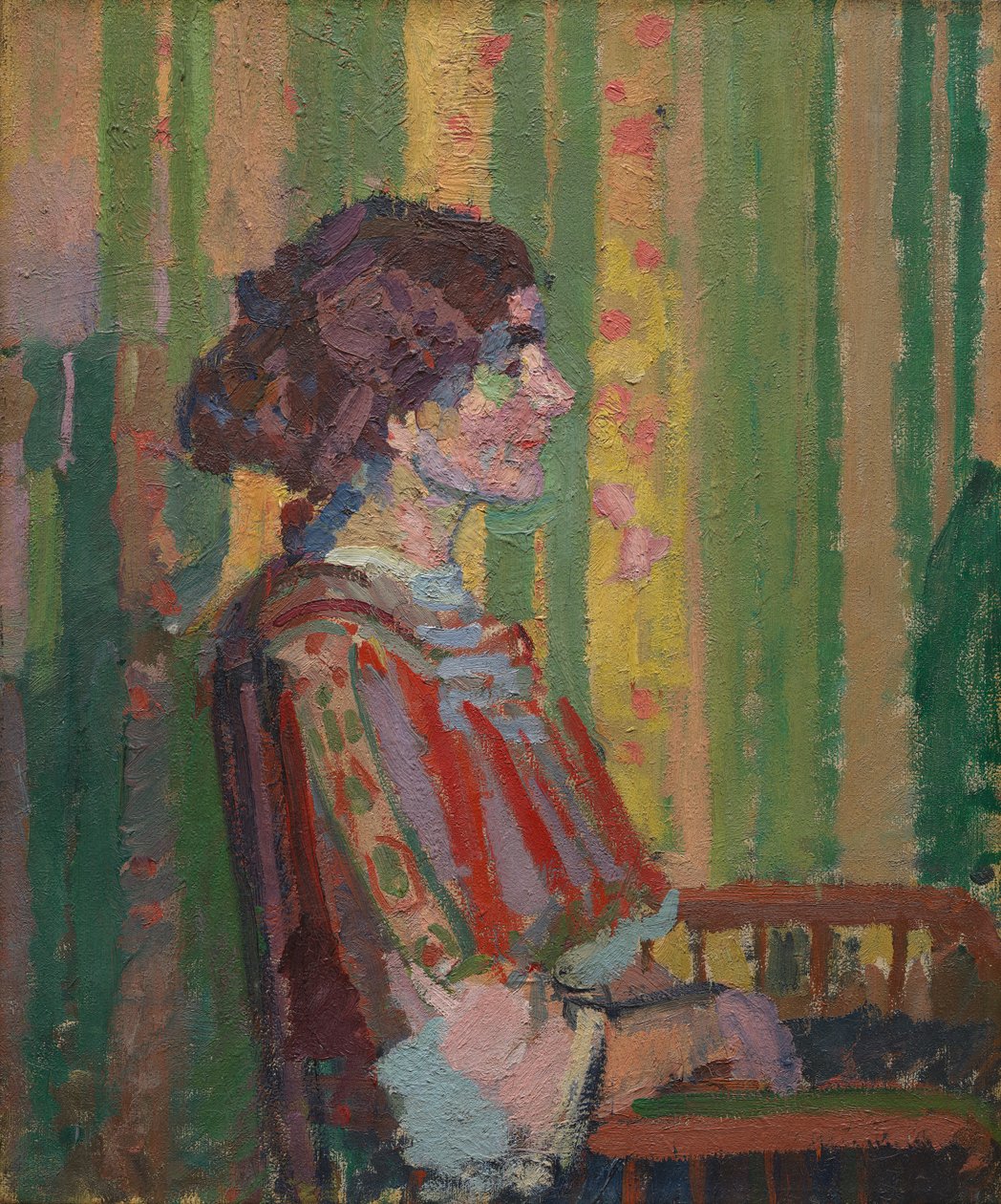Stanislava de Karlowska (Bayan Robert Bevan) by Harold Gilman