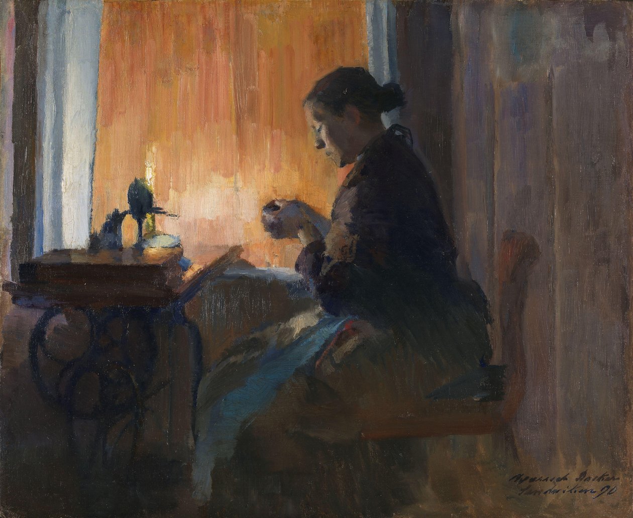 Lamba Işığına Göre by Harriet Backer