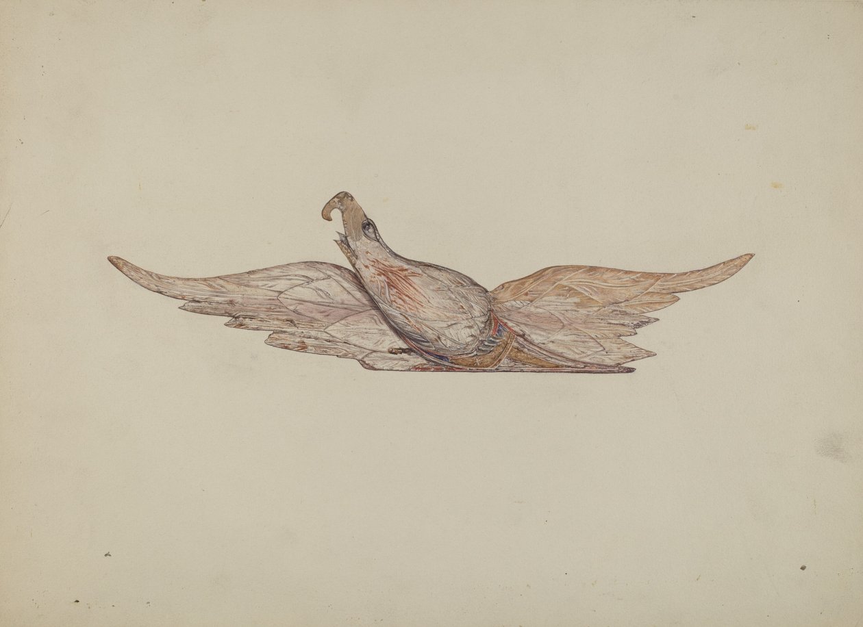 Küçük Oyma Bellamy Eagle, c. 1939. by Harriette Gale